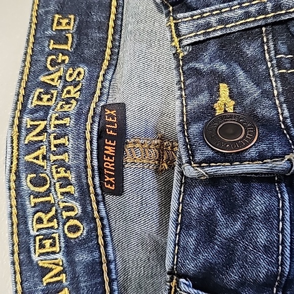 American Eagle extreme flex dark wash 29x30 slim jeans - Picture 6 of 8